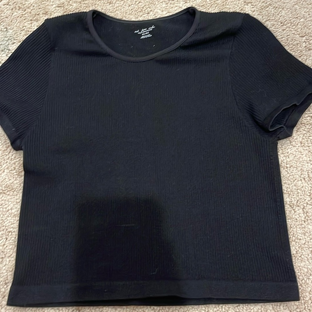 Out from under ribbed T